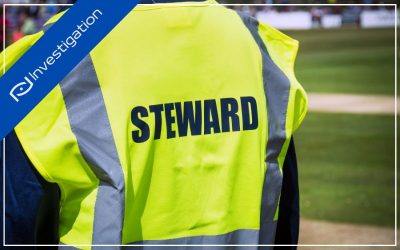 Addetto steward per sicurezza negli impianti sportivi